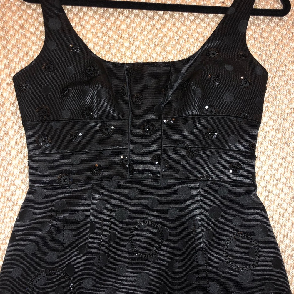 Black cocktail dress